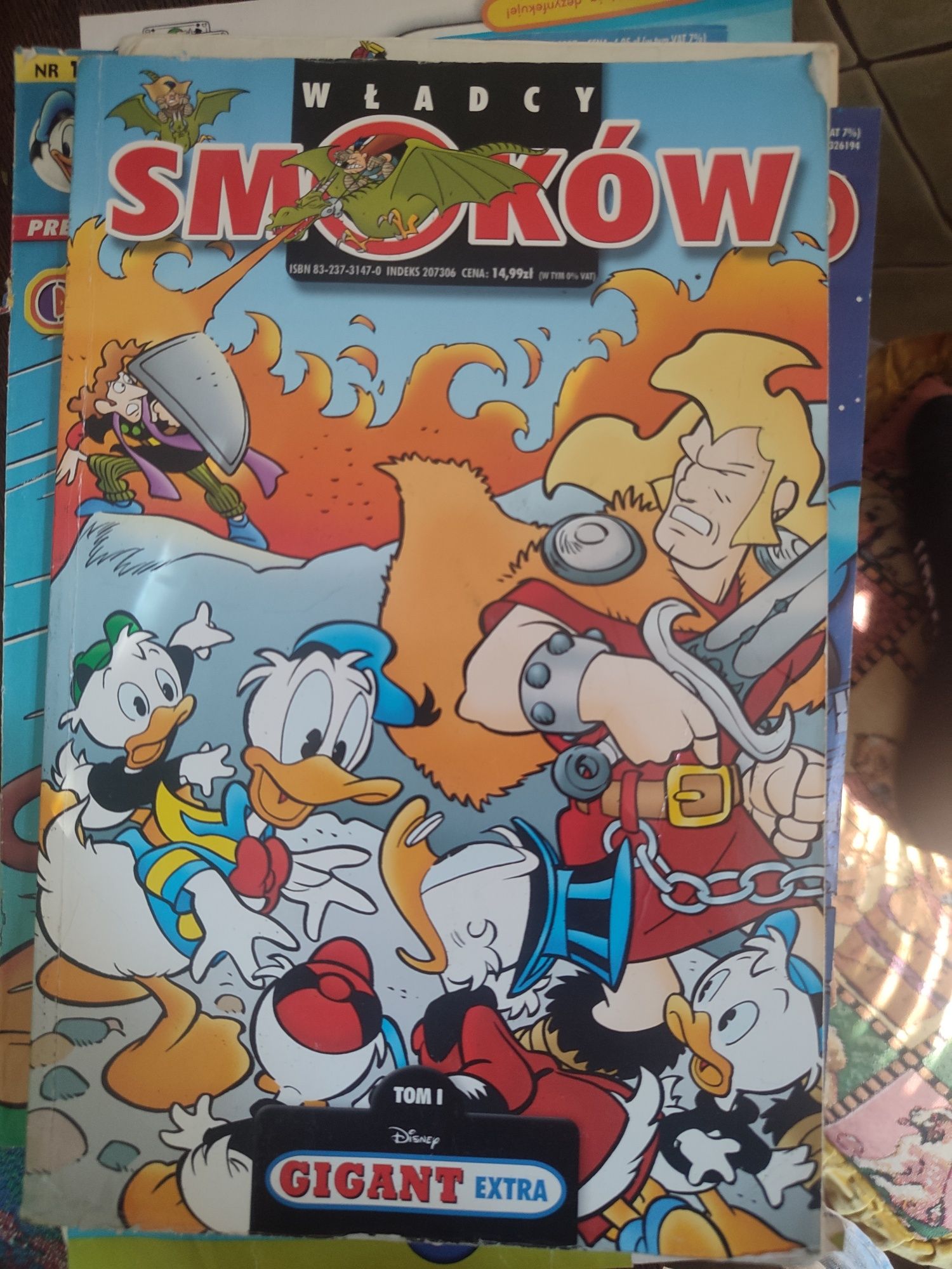 Kaczor Donald GIGANT Extra Władcy smoków Tom I 2005