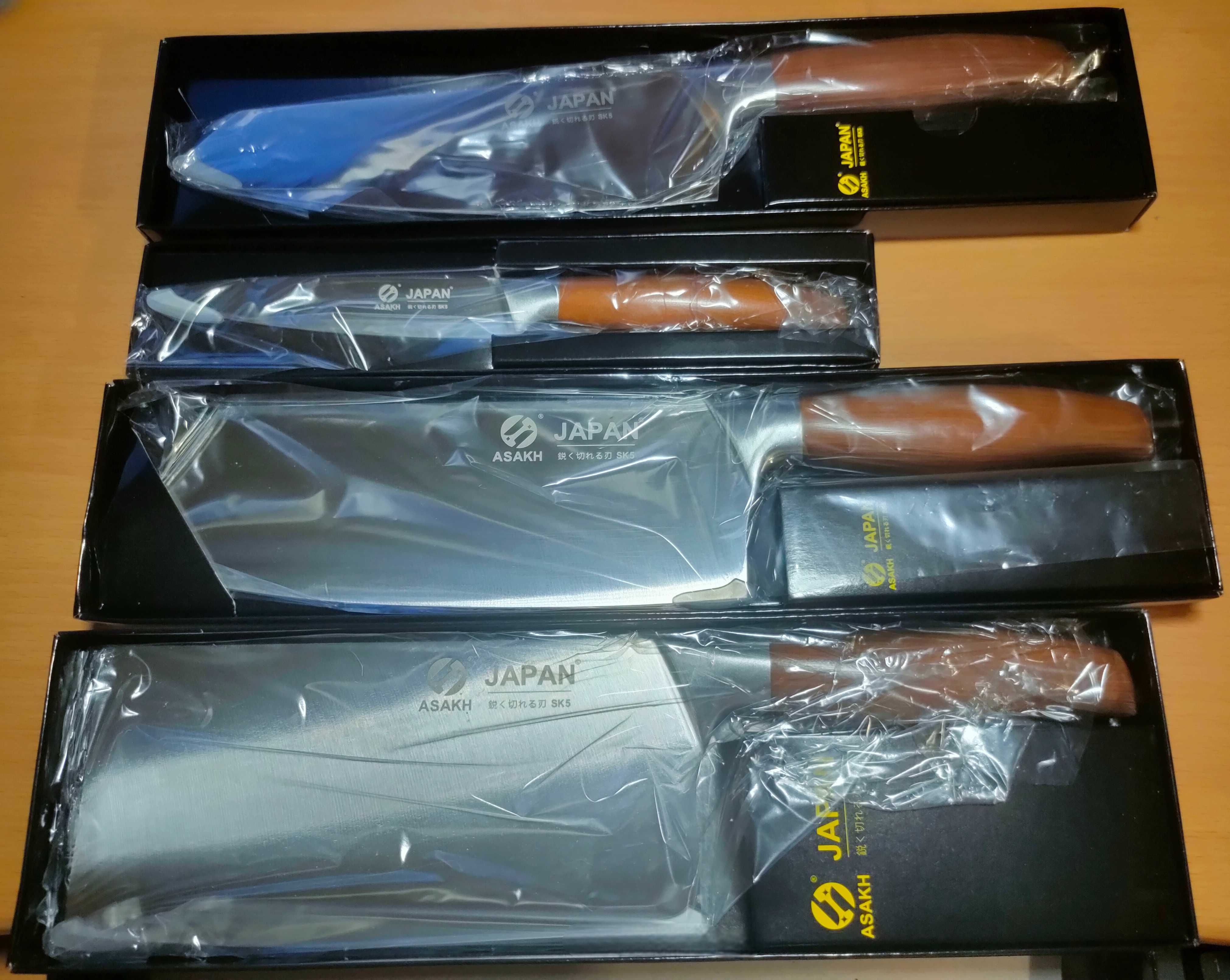 Набор японских Ножей Santoku Спешите АКЦИЯ(Шеф-нож для рыбы в подарок)