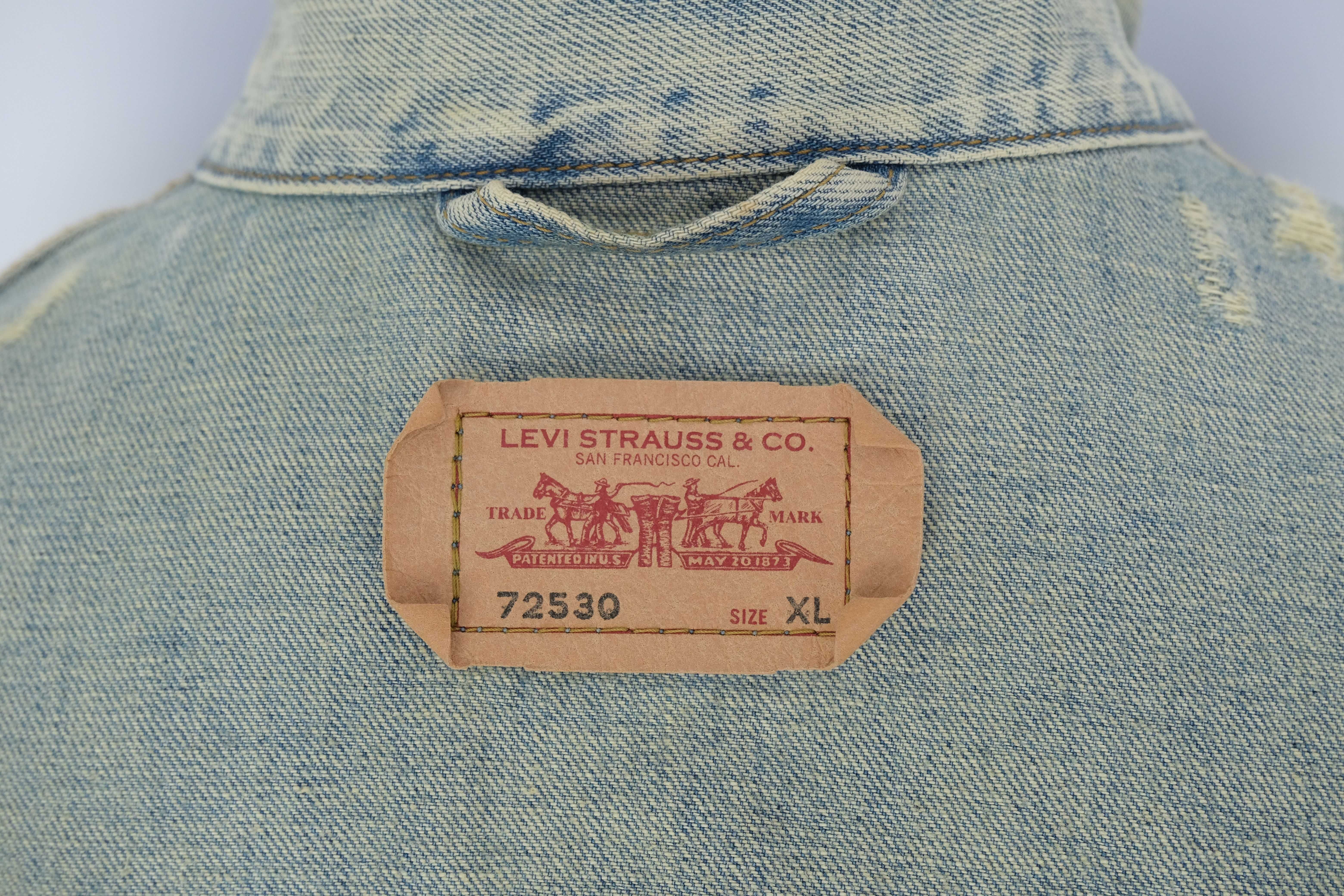 Levi's jeansowa vintage męska r XL