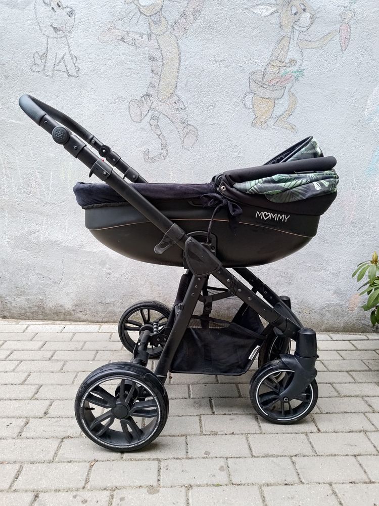 Wózek dziecieci 3w1 BabyActive + baza isofix  do fotelika