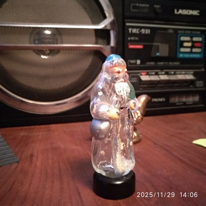 Дутое  толстое стекло Дедушка Морозко очень редкая 1867 г