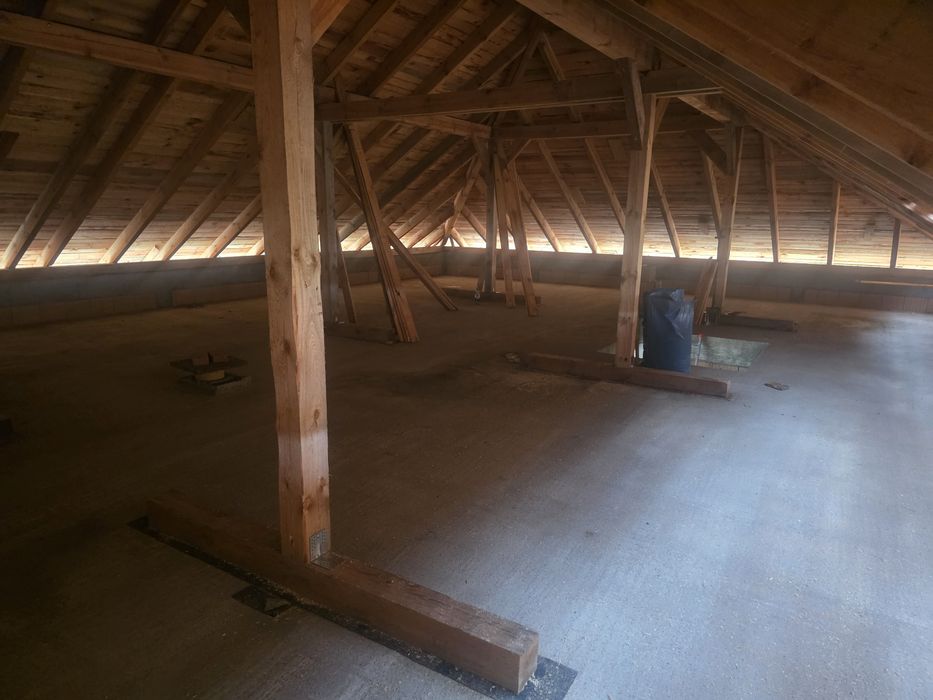 Dom w trakcie budowy. Głuszyna