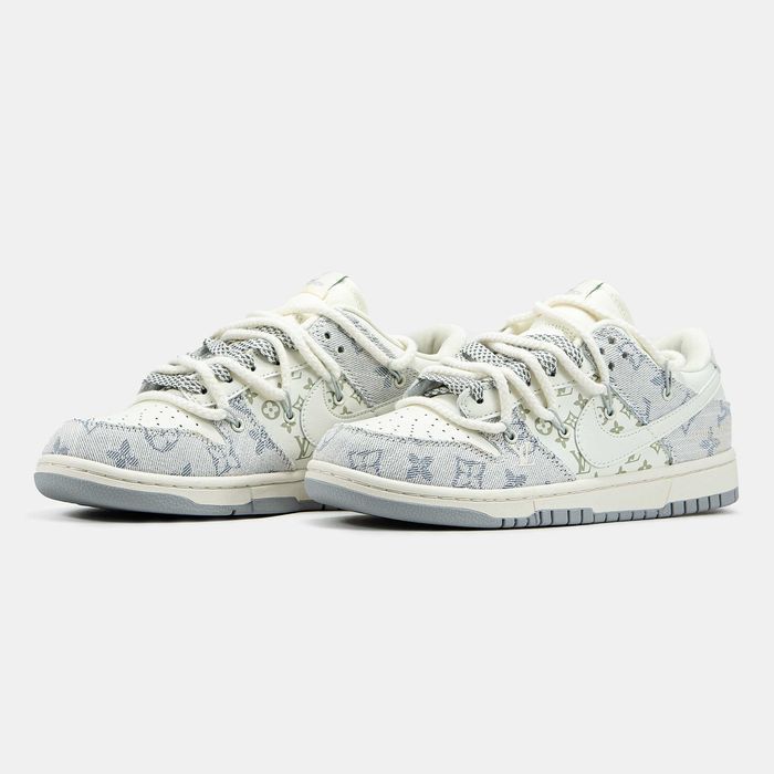 Кожаные кроссовки Nike SB Dunk Low x Louis Vuitton x Gloomy Bear найк