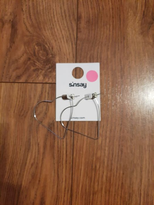 Kolczyki - Serca - Sinsay - 5zł