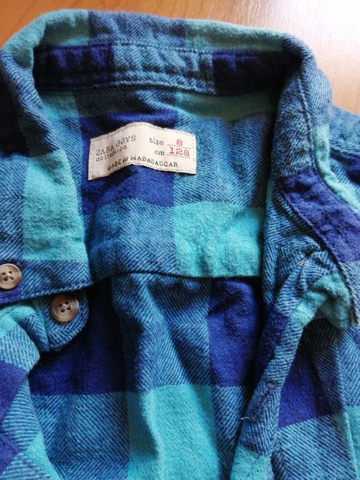 Camisa Zara menino 8 anos