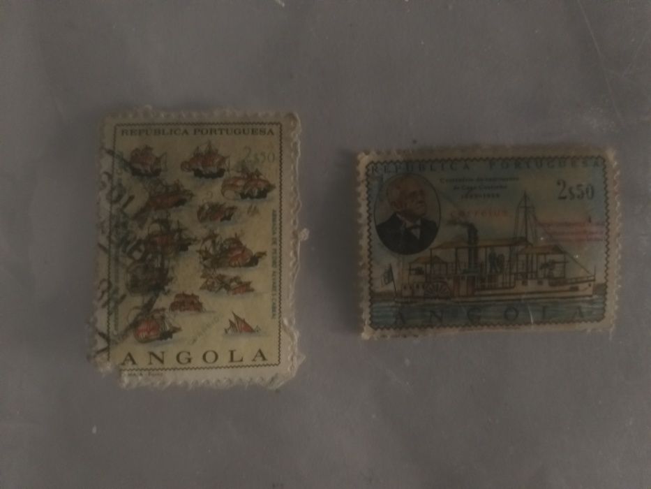 Selos antigos circulados