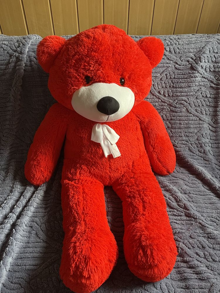 Ведмедик 140 см Червоний