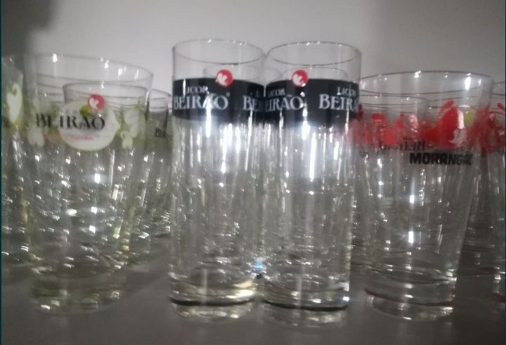 Coleção de copos de Licor Beirão