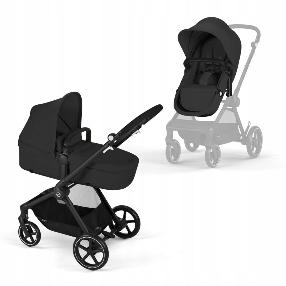WÓzek 2w1 Cybex Gold Eos Black Moon Black