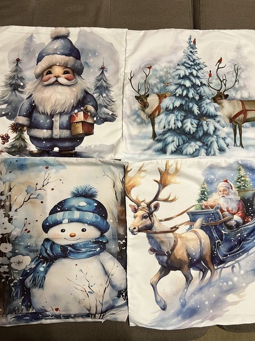 наволочки на подушки  декоративные новогодние