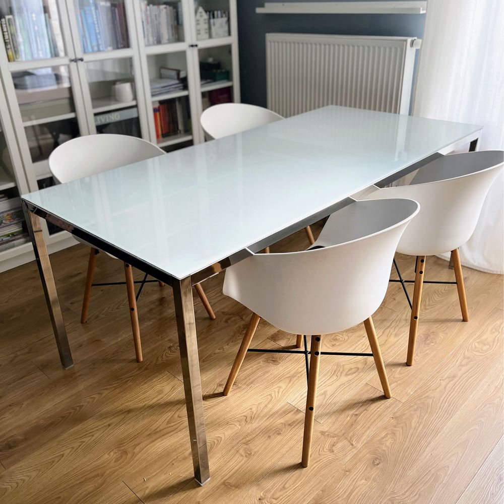 Szklany stół Torsby z IKEA 185x85x75