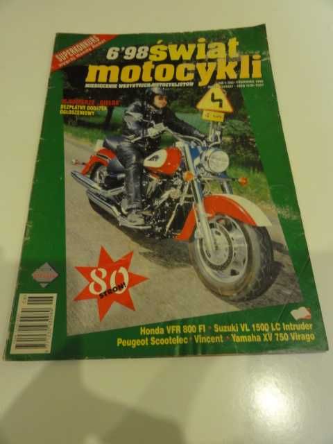 Świat Motocykli nr 6 1998 r.