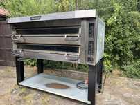 Piec do pizzy sterowany elektronicznie 2-komorowy 16*pizza 400mm