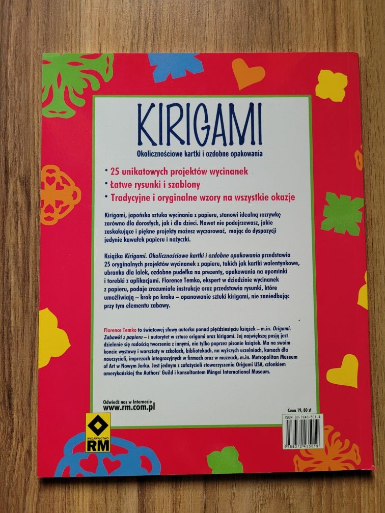 Kirigami. Okolicznościowe kartki i ozdobne opakowania