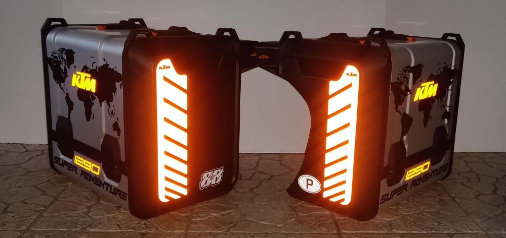 KTM Super Adventure Autocolantes e personalizações motas e malas