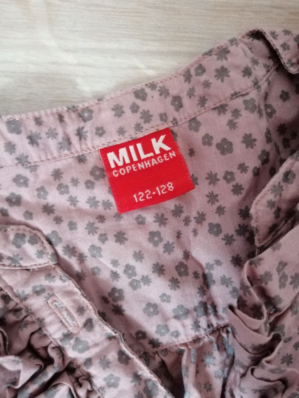 Cudna koszula z falbanka MILK 122/128