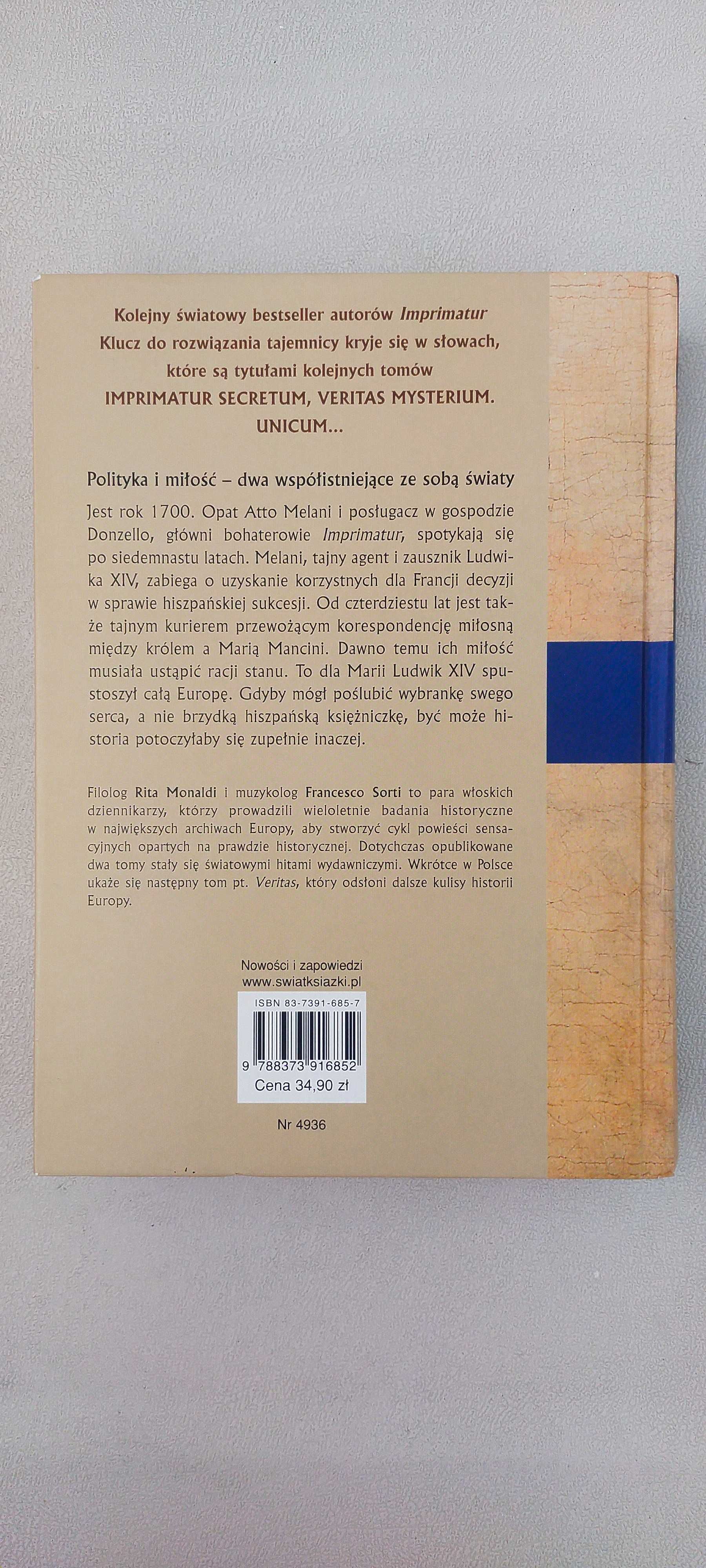 Secretum

Rita Monaldi, Francesco Sorti
