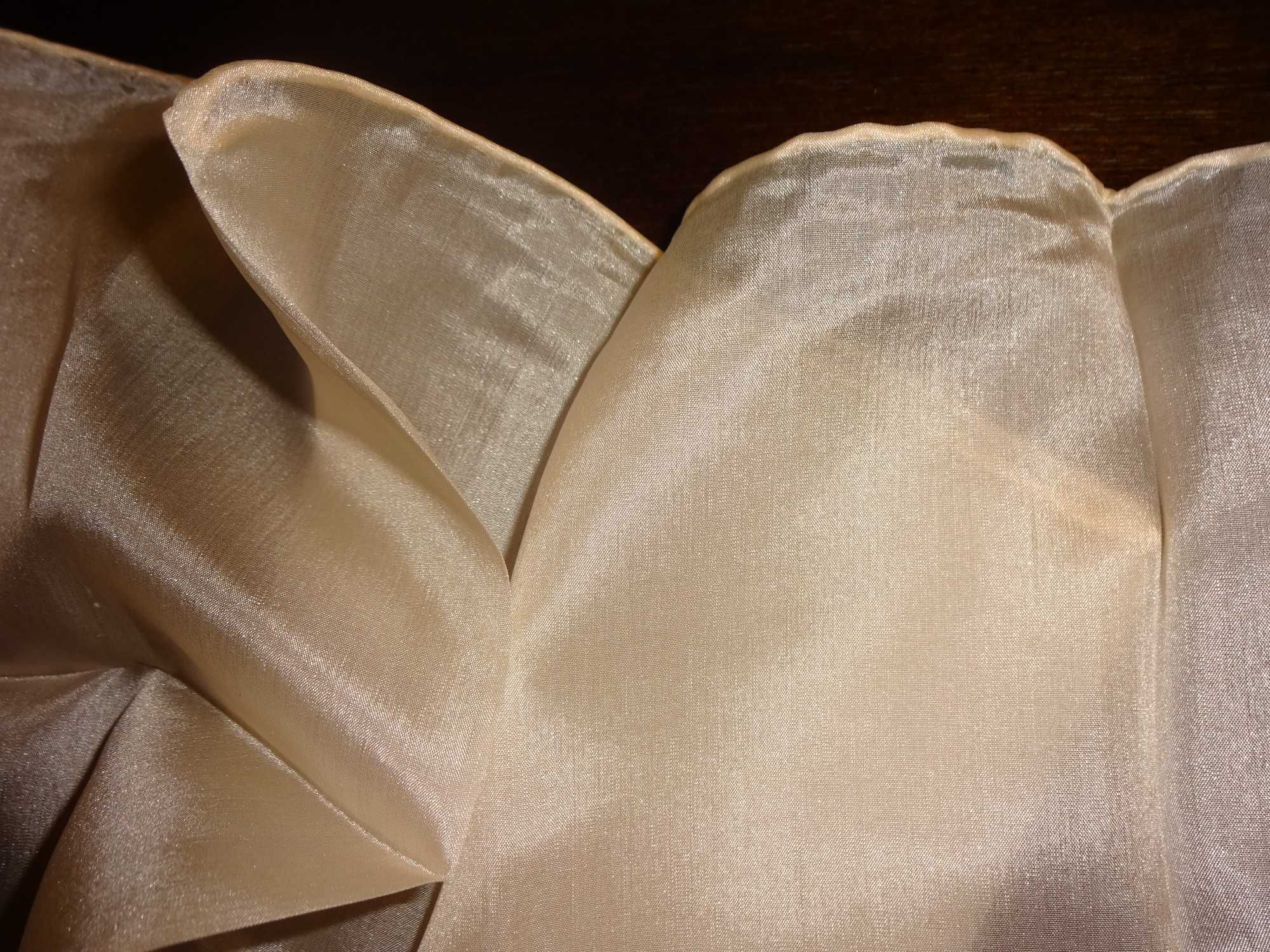 JAVANA Seidentuch 100% Silk perłowa jedwabna apaszka Vintage