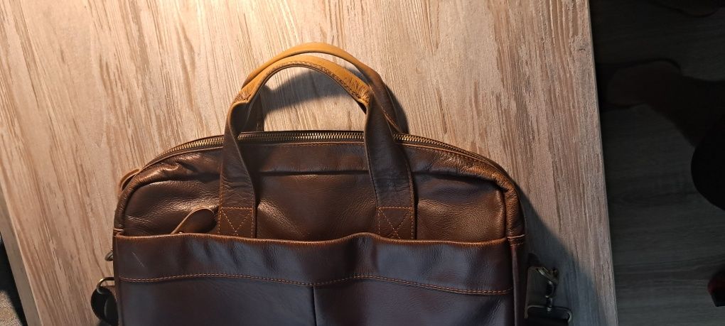 Чоловічий портфель шкіряний