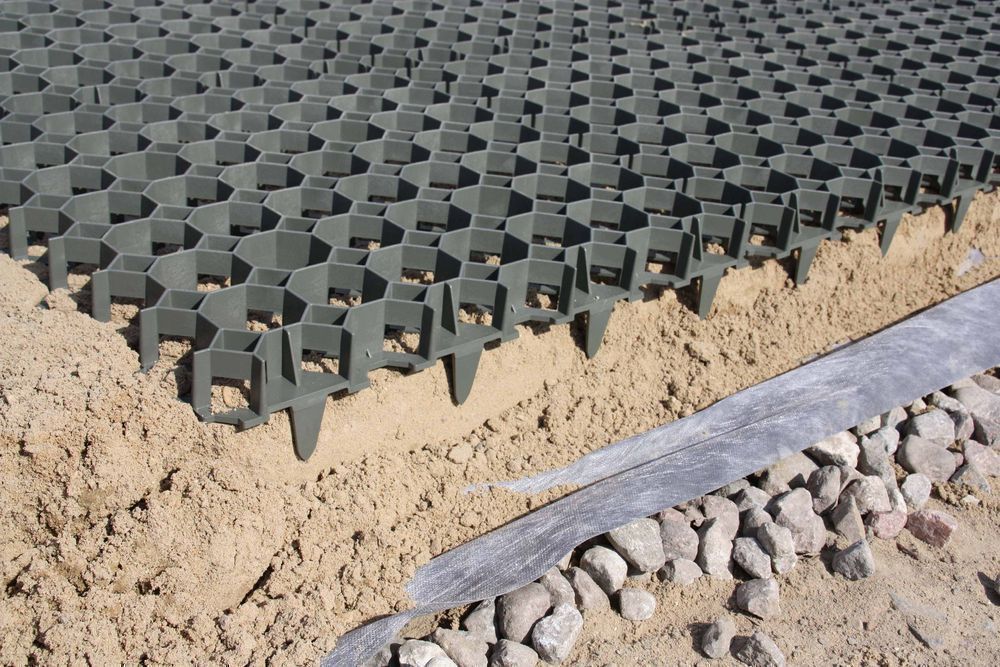 Kratka Parkingowa Drogowa Trawnikowa Płyta Ażurowa 50x50x4cm zielona