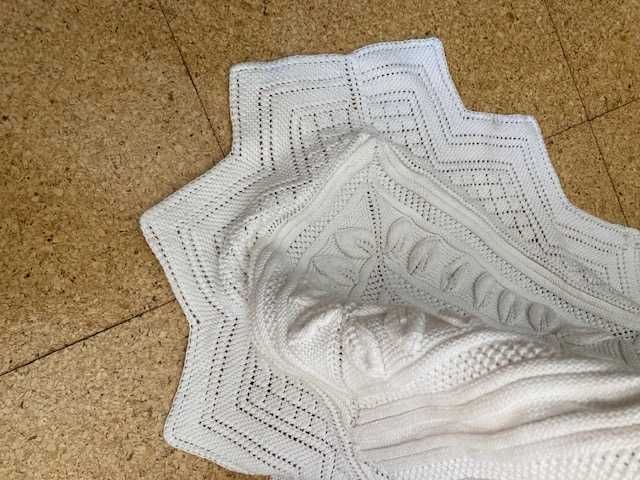 Colcha em crochet/renda feita à mão