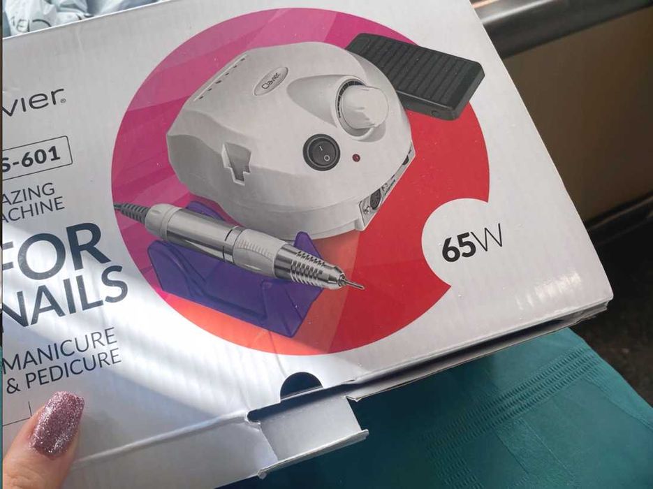 Frezarka Do Paznokci Clavier, Różowe Złoto - Super Moc 65W