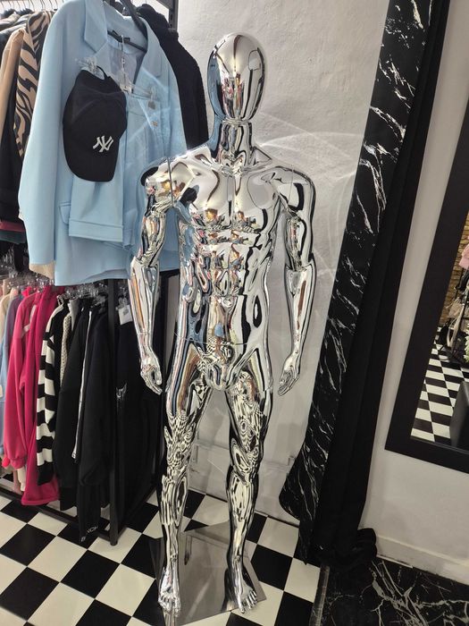 Manekin chromowany