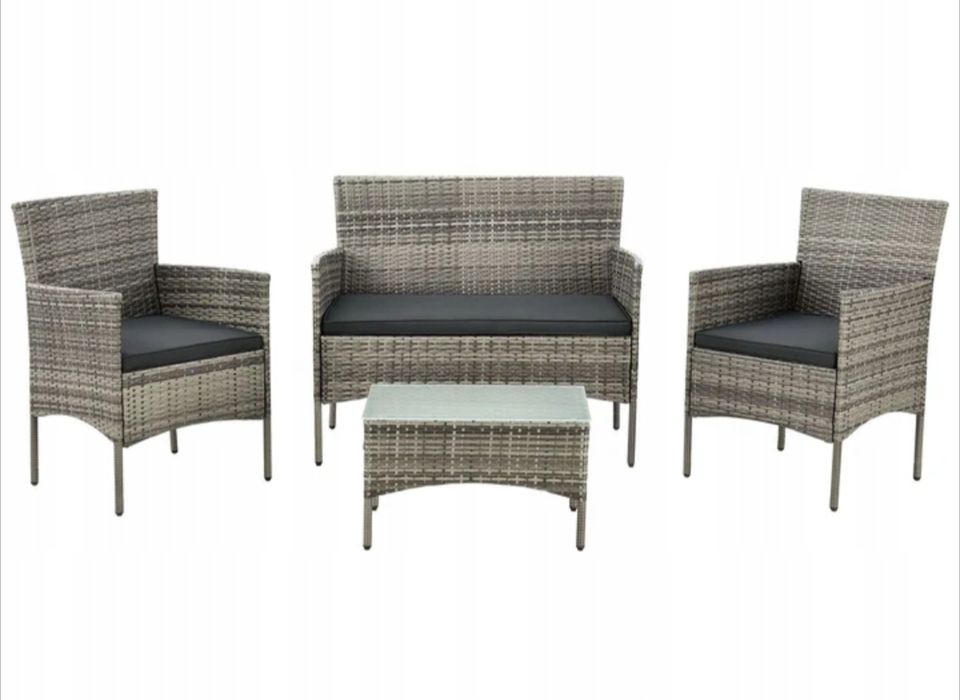 Zestaw Mebli Ogrodowych Rattanowy Nowy