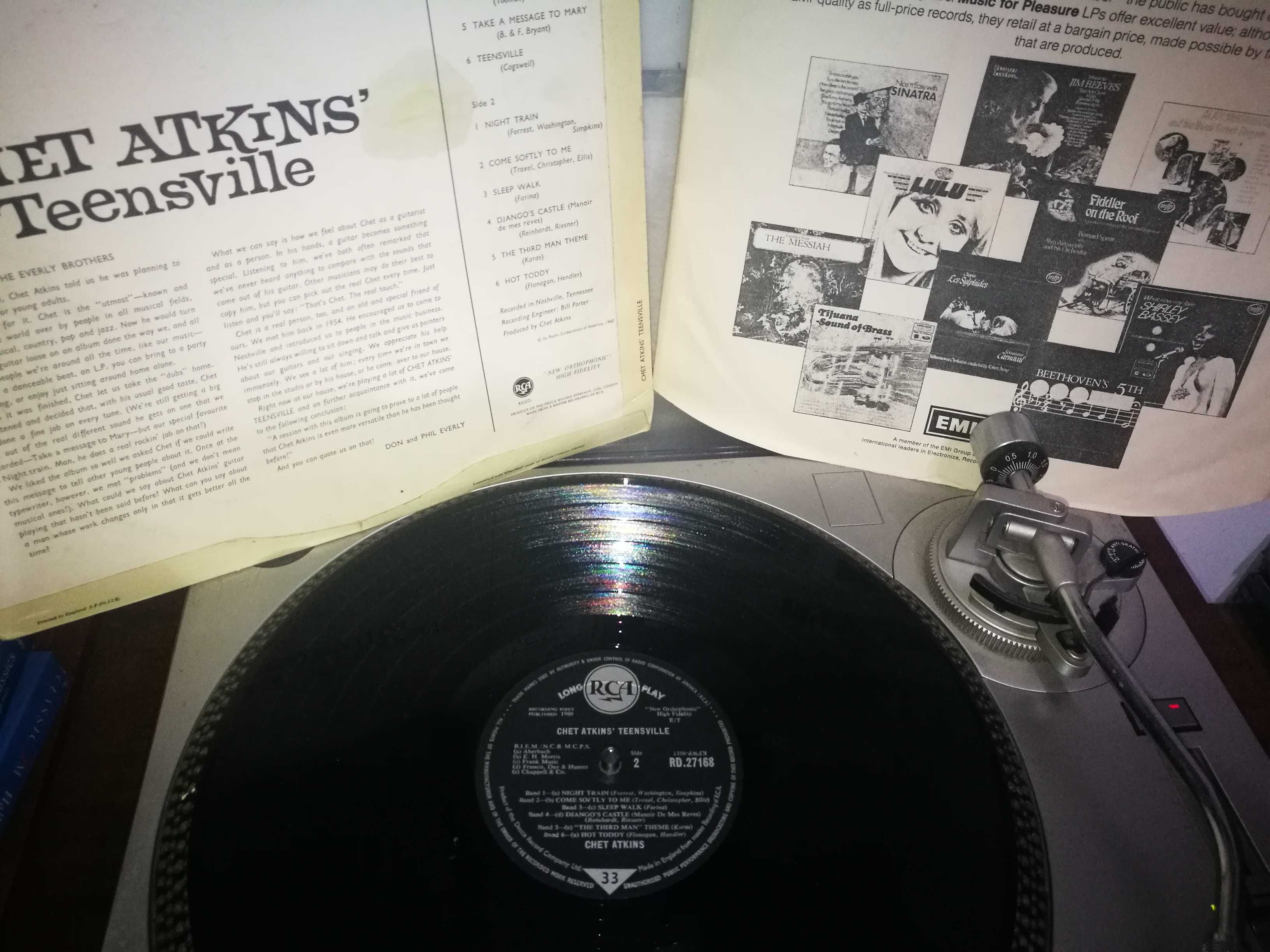 CHET ATKINS - Teensville (Ed Inglesa - 1960) LP