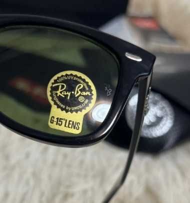 Ray-Ban Wayfarer Sunglasses Black/Green