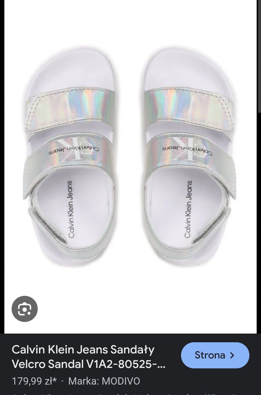 Calvin Klein sandały dla dziewczynki, rozm. 30