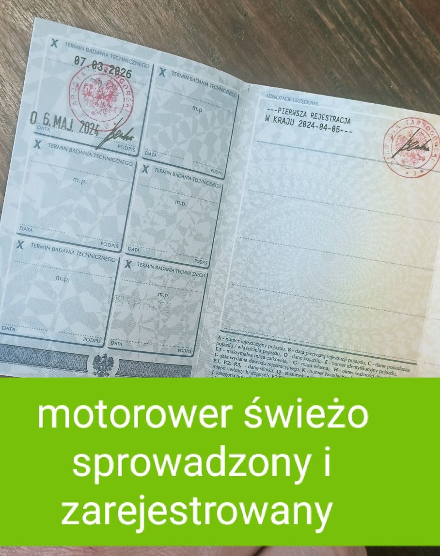 Skuter Marengo ,  50cc , piękny !!! Super stan , Nowy !!!