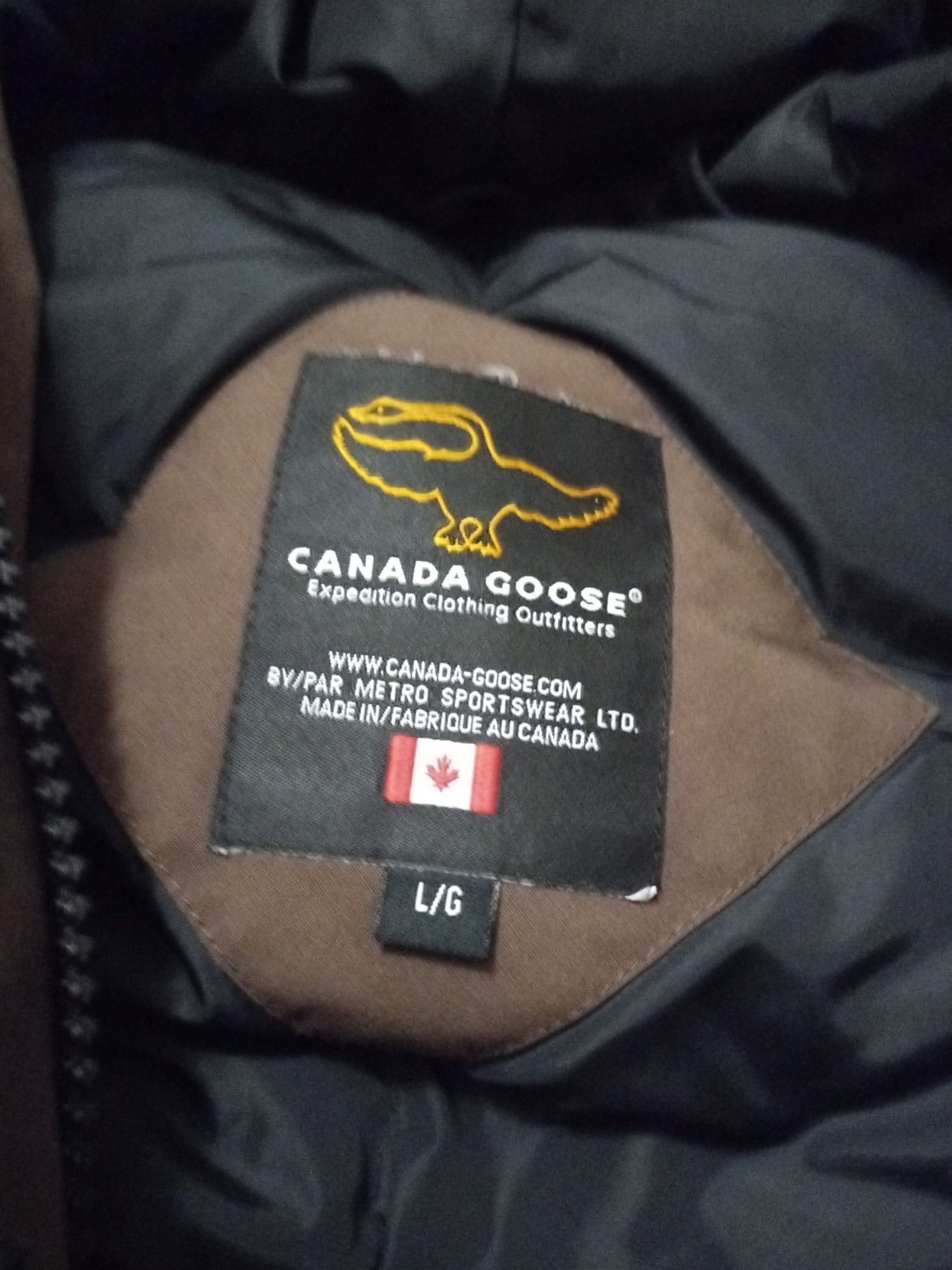 Kurtka ciepla pu howa zimowa Canada Goose rozmiar L