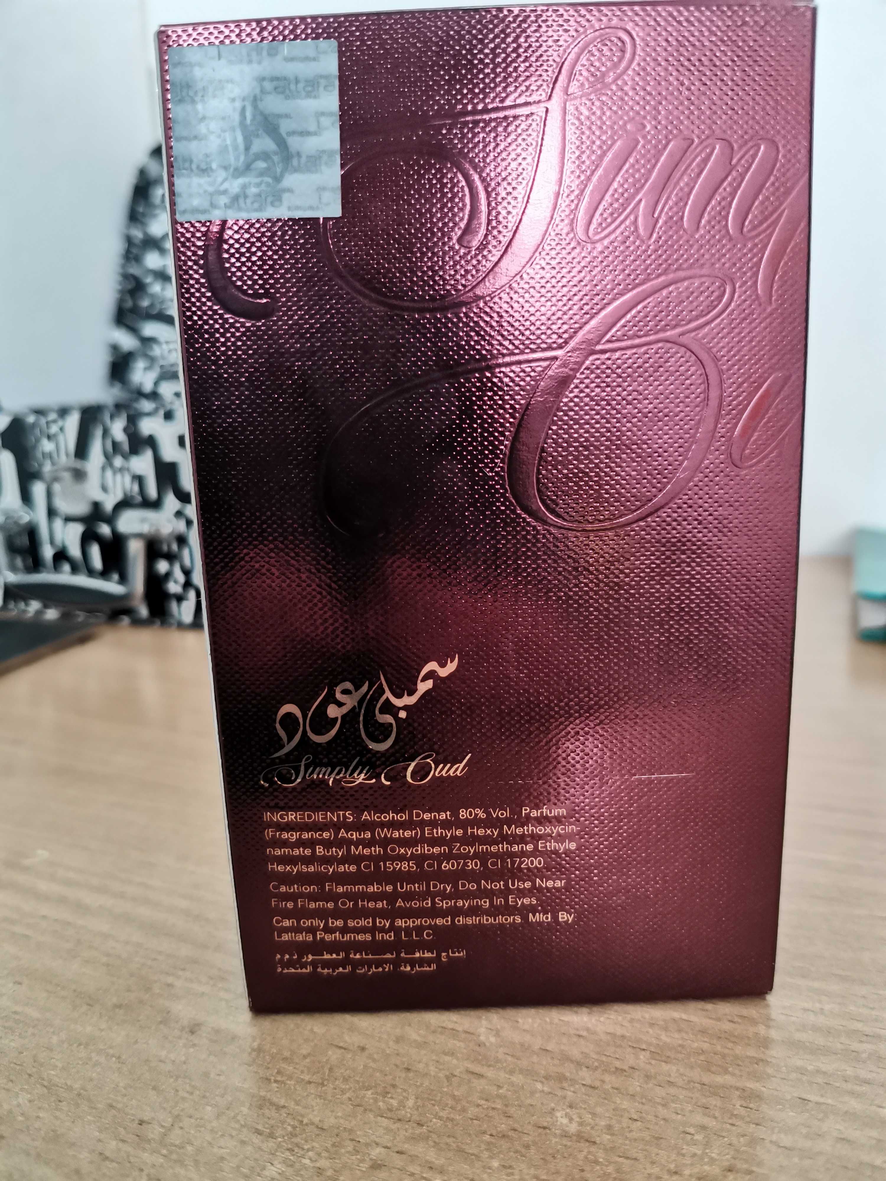 Perfum arabski unisex Simply Oud