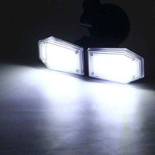 MOCNA Lampa Solarna Z Czujnikiem Ruchu Zmierzchu Led na słońce