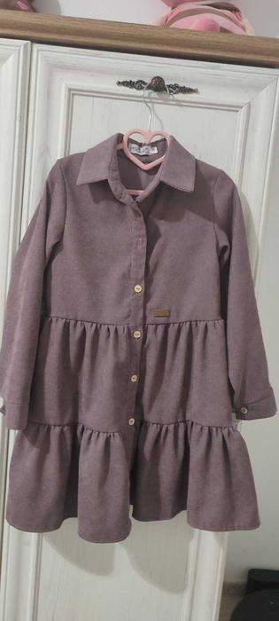 Вільветова сукня для дівчинки 7, 8, 9 років