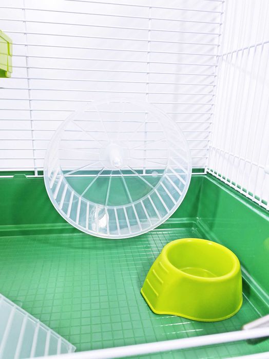 Просторная клетка HAMSTER DUO для хомяков/крыс.NEW.Италия. 46x29x38cм