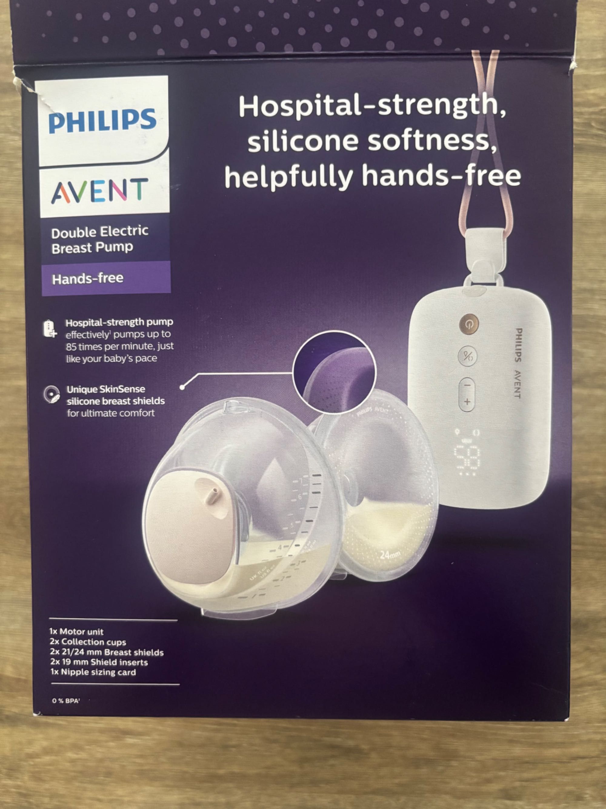 Podwójny laktator muszlowy Philips avent