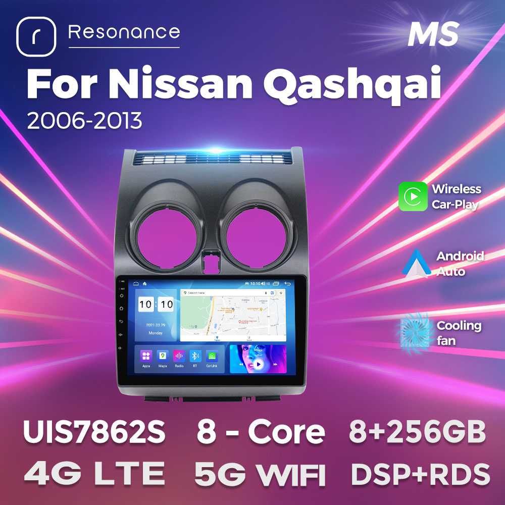 Магнітола Nissan Qashqai 1 2006-2013 android 10 GPS навігація кашкай