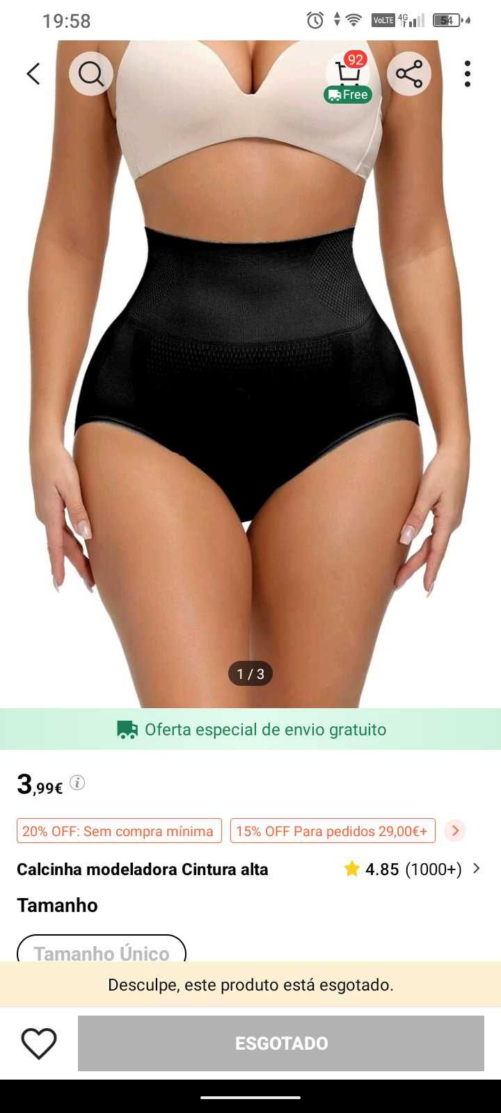 Vendo cintas modelagem de corpo