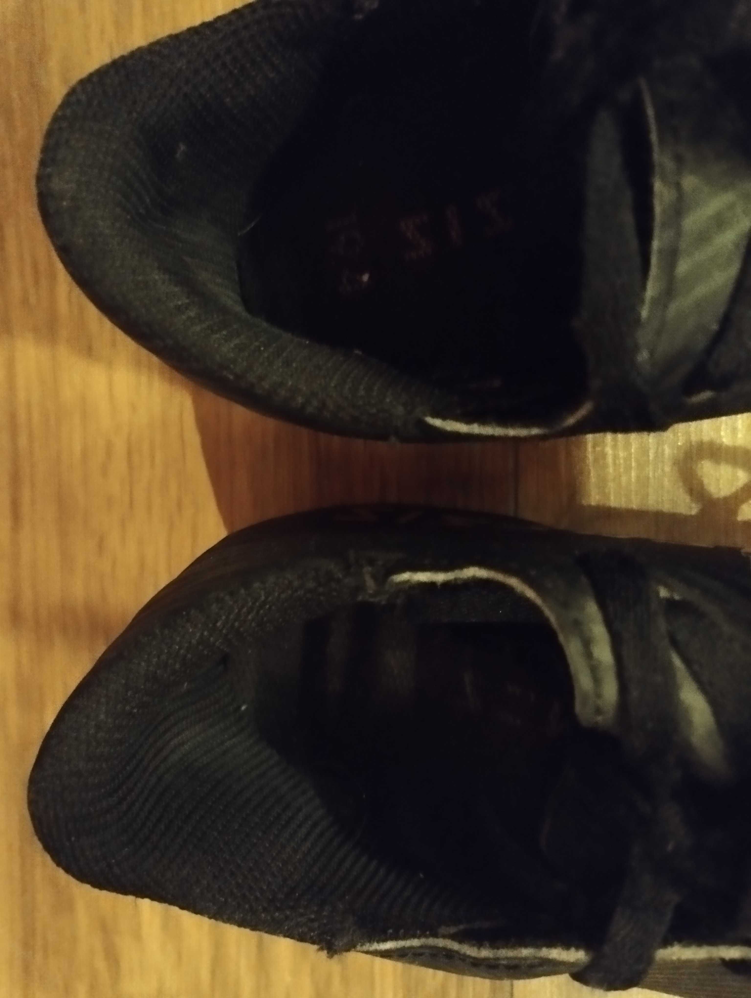 Czarne buty piłkarskie,korki Adidas Nemeziz,roz.36,wkładka 22