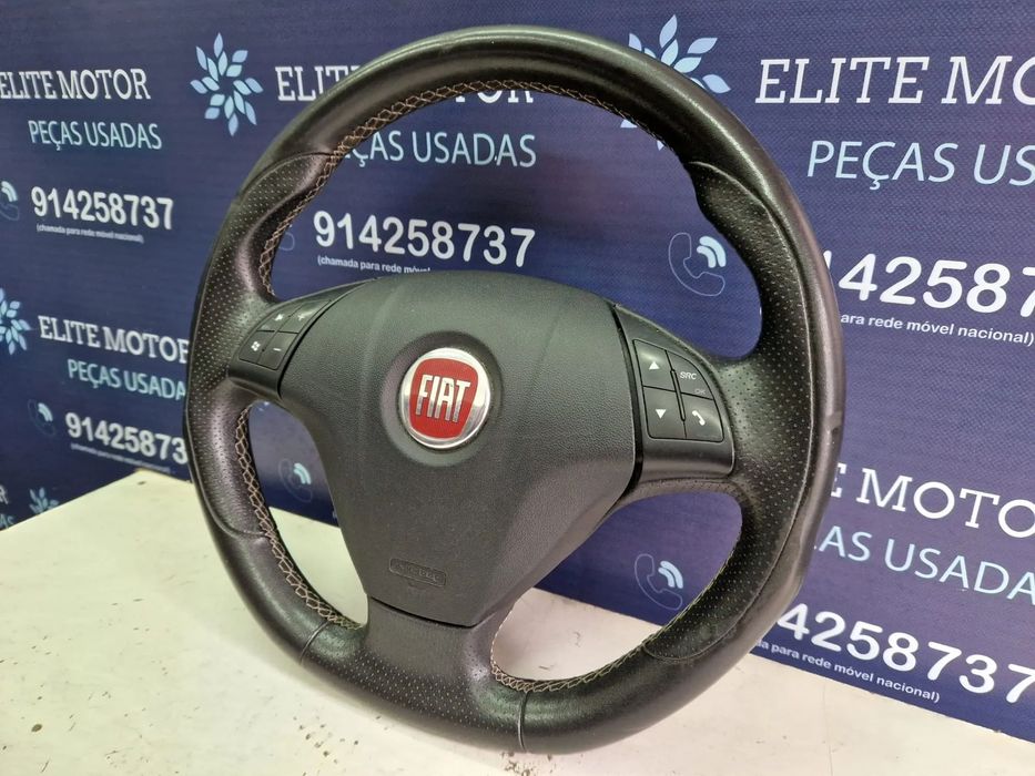 Volante usado pele com airbag FIAT GRANDE PUNTO 2008