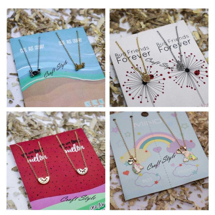 2 Colares/Fios Melhores Amigas Senhora/Mulher (4 Modelos) | NOVOS