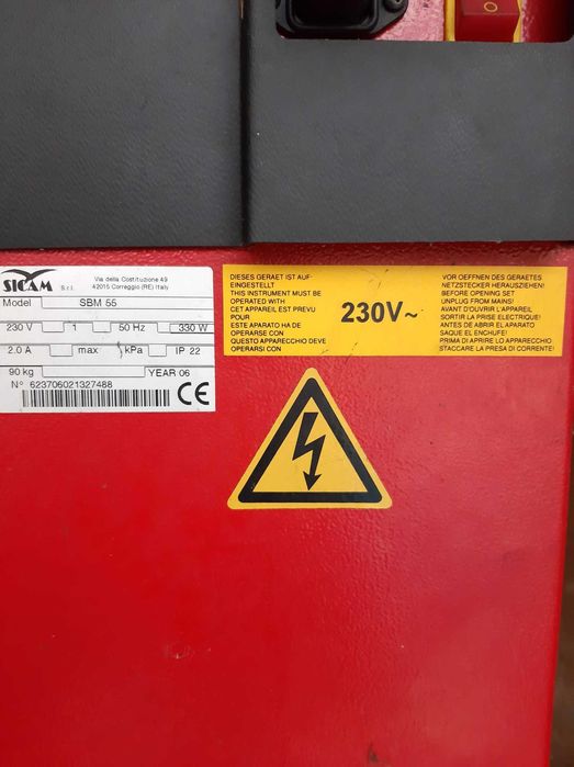 Equilibradora de Pneumáticos SICAM SBM 55