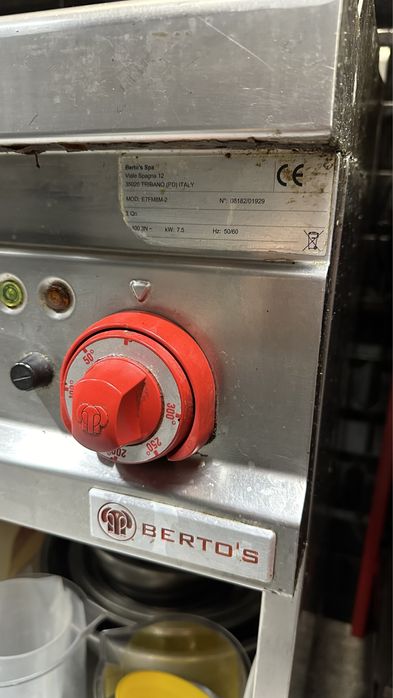 Гриль Жарочная поверхность комбинированная Bertos E7FM8M-2