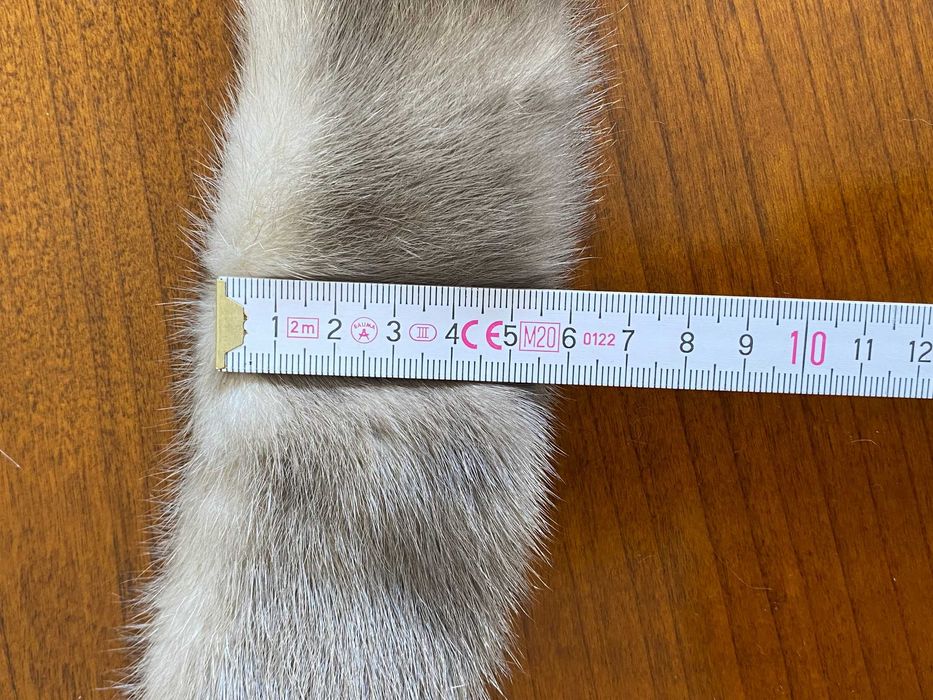 Kapelusz Z Futra Norek / Kołnierz Futrzany Vintage Lata 60-70