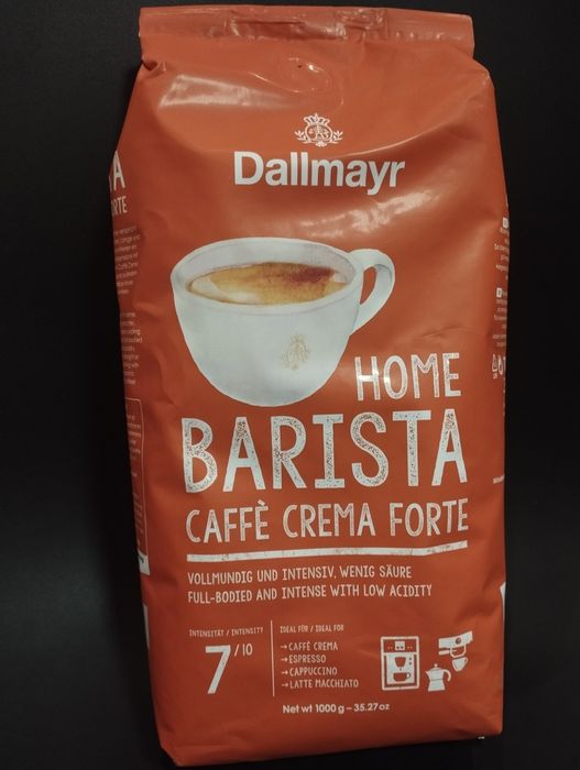 Dallmayr home barista cafe crema forte 7/10 1 kg kawa ziarnista