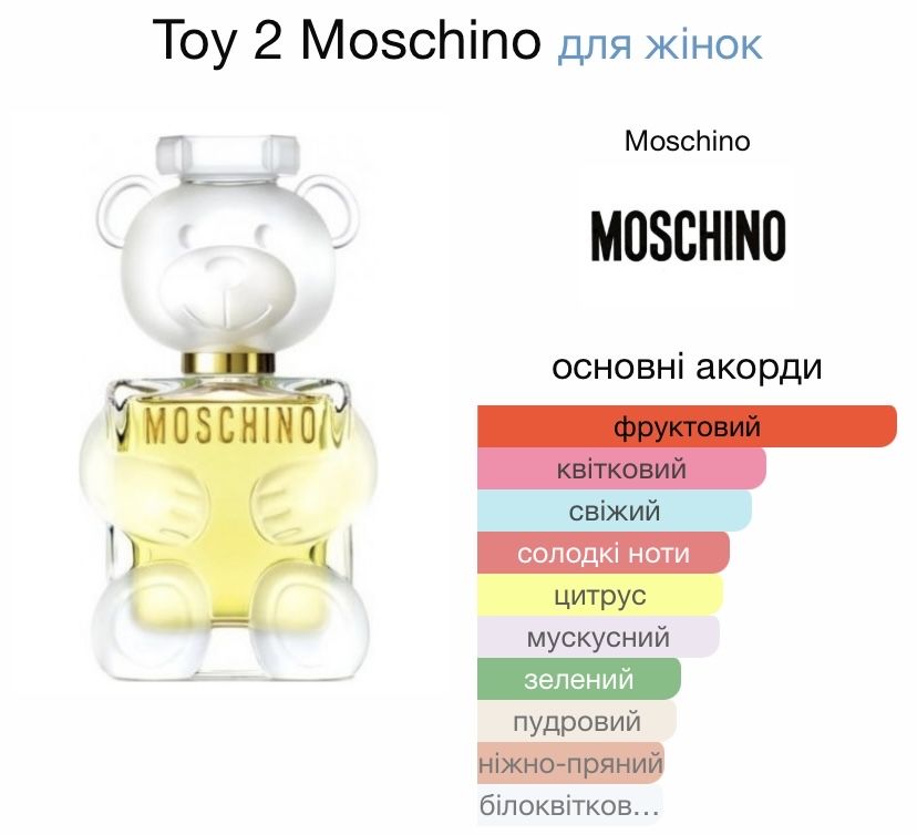 Духи Moschino toy 2