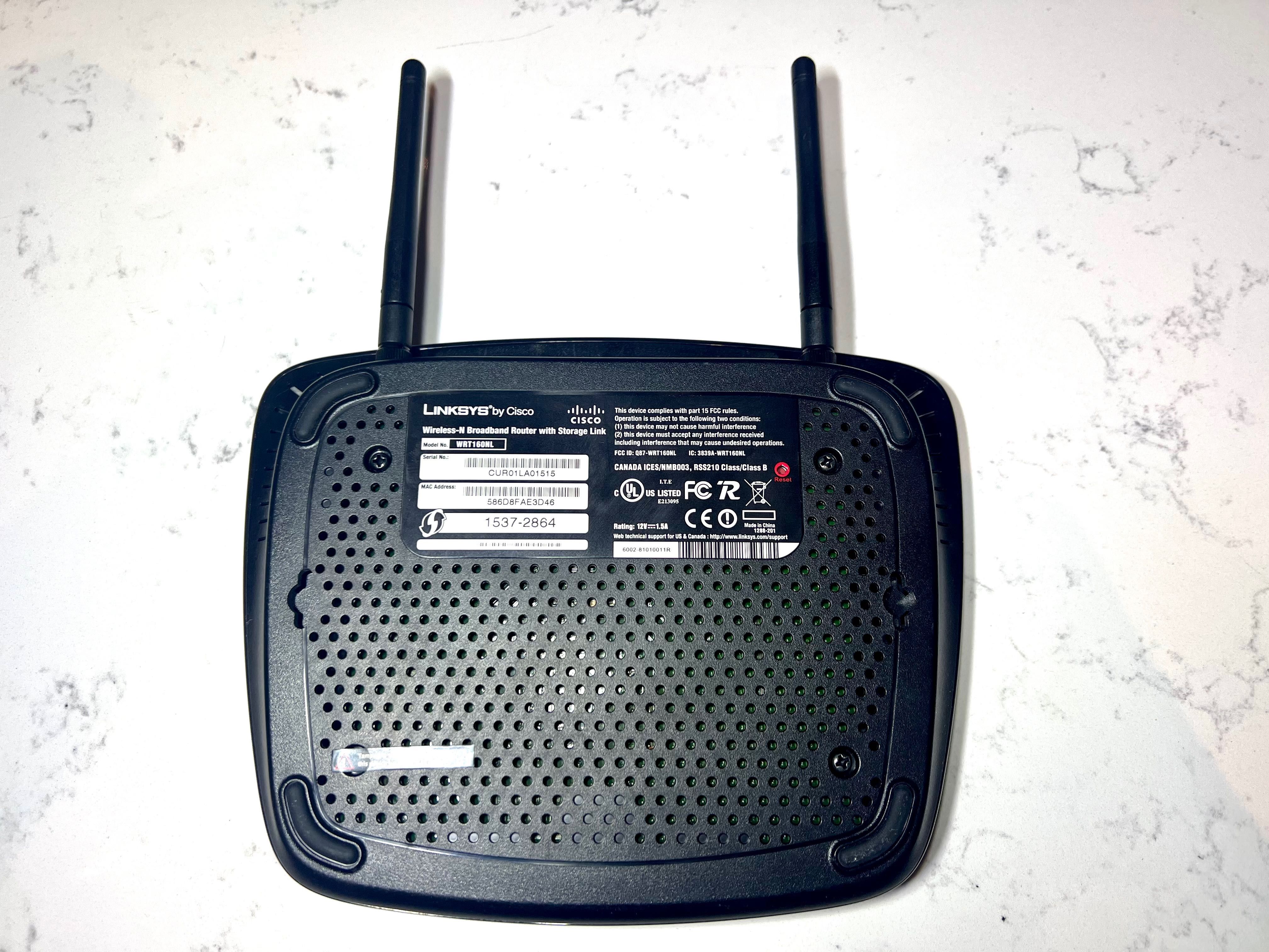 Router LinkSys Cisco WRT160NL