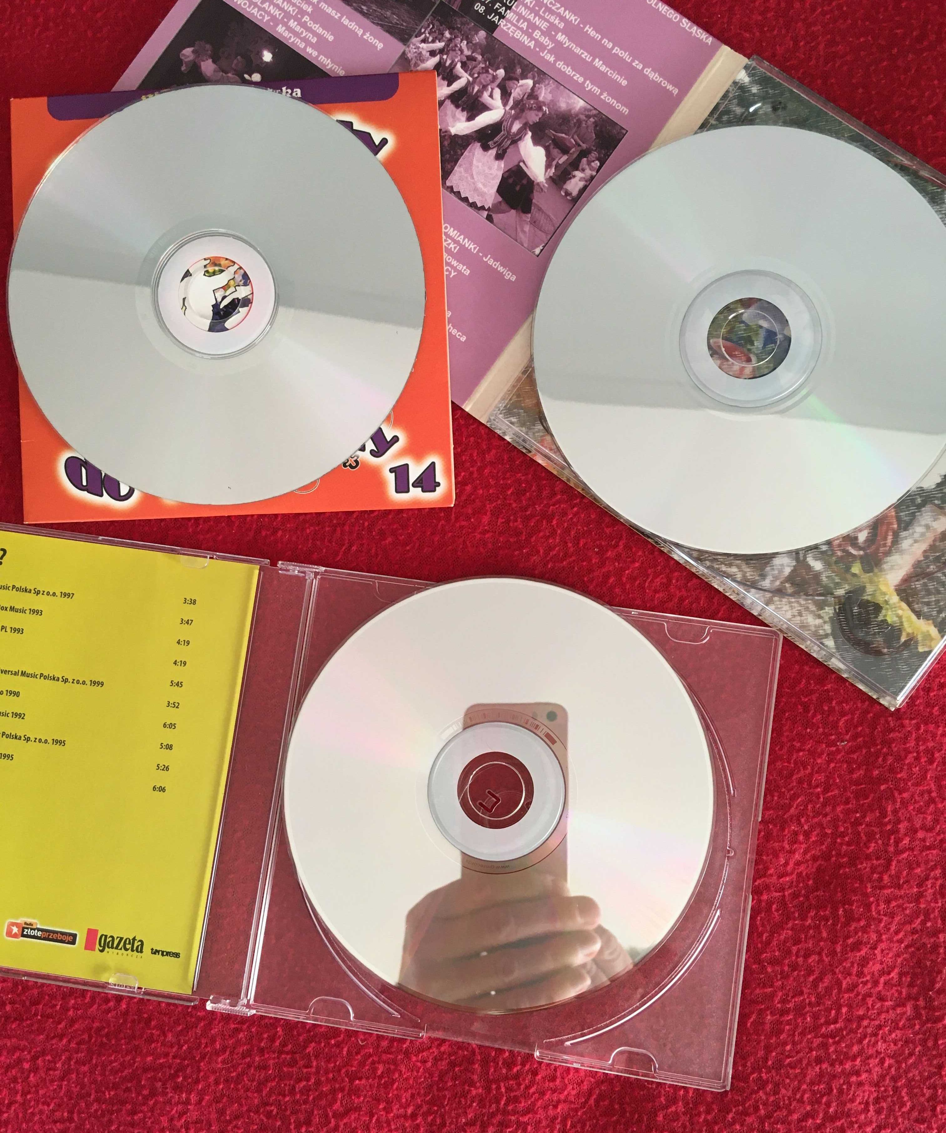 Zestaw 3 płyt-Ludowe przeboje, Hity, Złote przeboje, Biesiadne-Lata 90